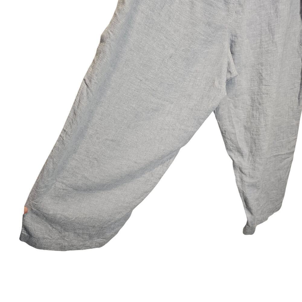 Lucky brand linen blend light blue beachy Cropped Pant size XL - Picture 8 of 8